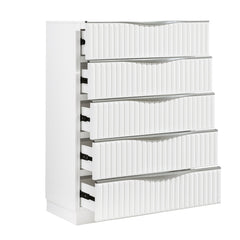 Linea White Chest - Ornate Home
