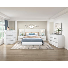 Linea White Chest - Ornate Home