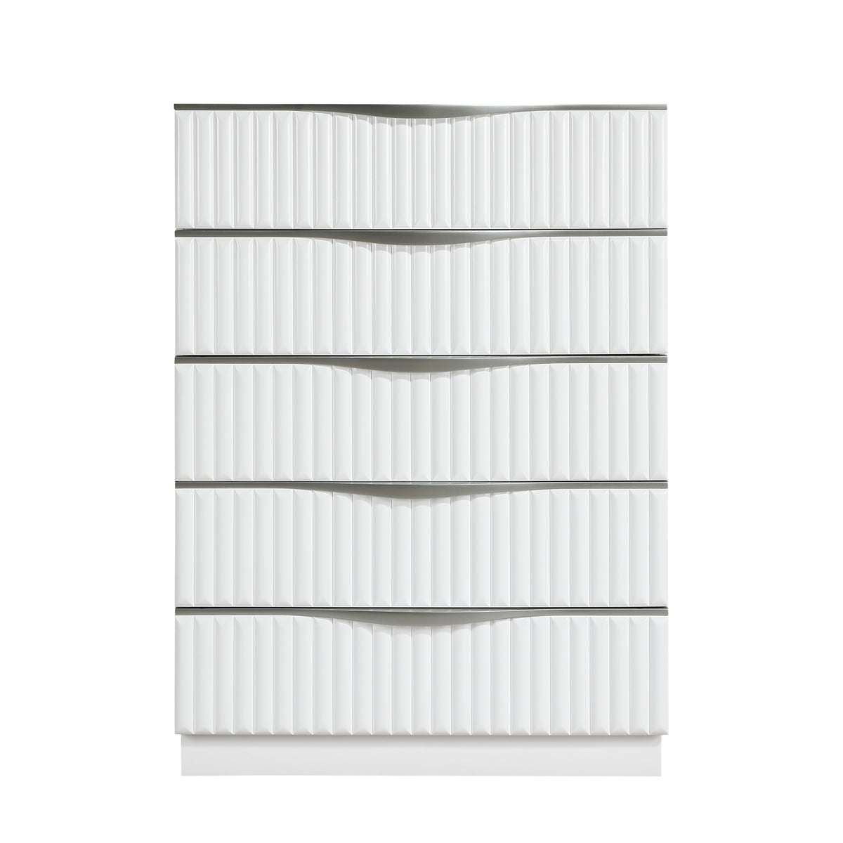 Linea White Chest - Ornate Home