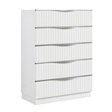 Linea White Chest - Ornate Home