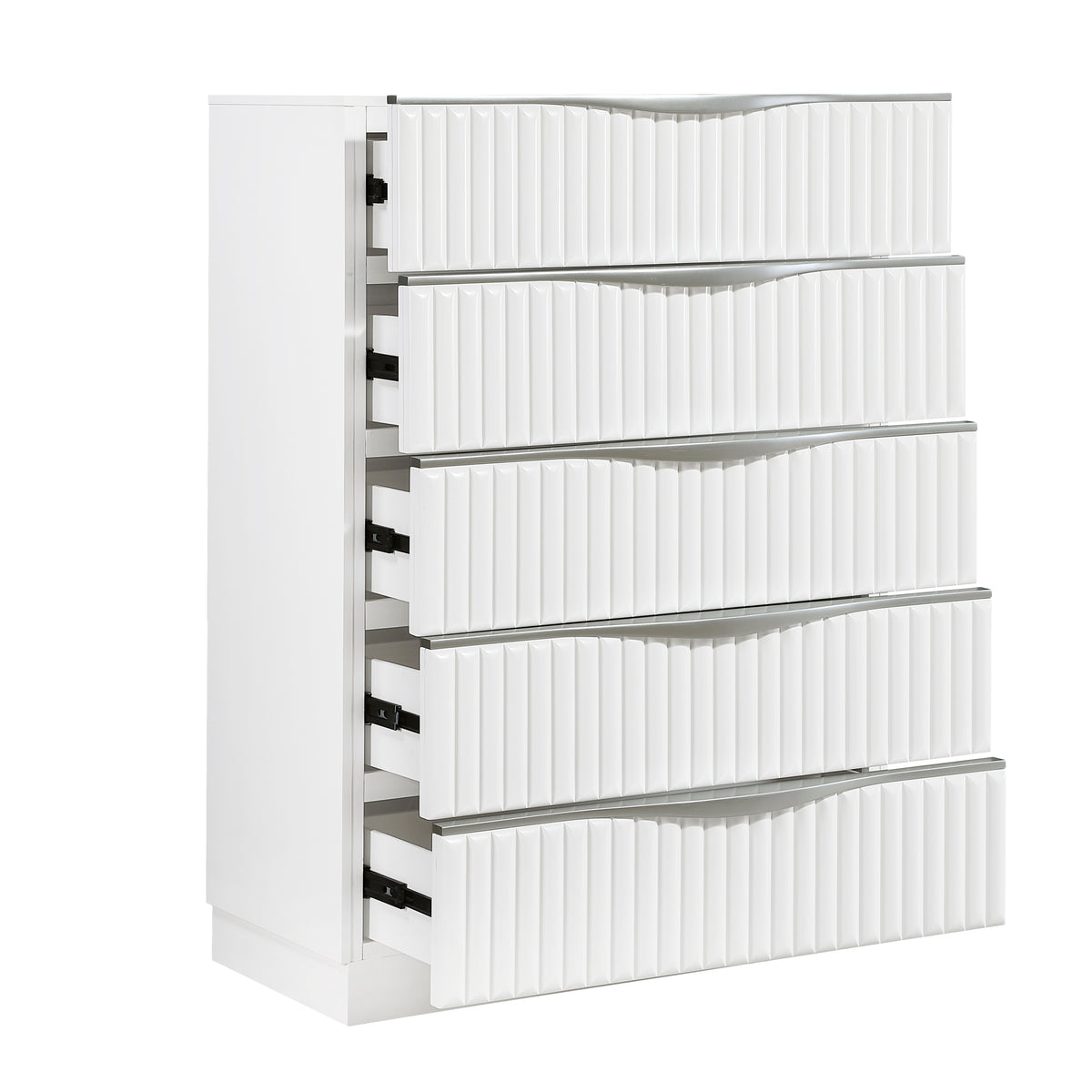 Linea White Chest - Ornate Home