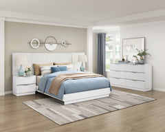 Linea White Chest - Ornate Home