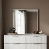 Linea White Mirror - Ornate Home