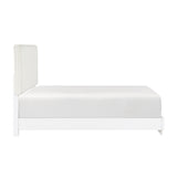 Linea White Queen Bed - Ornate Home