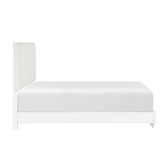 Linea White Queen Bed - Ornate Home