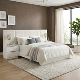 Linea White Queen Wall Bed 5pc Bedroom Set