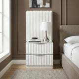Linea White Wall Panel For Nightstand One Piece - Ornate Home