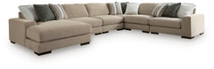 Linenhause Dune 6-Piece Sectional with Left-Facing Chaise - Ornate Home
