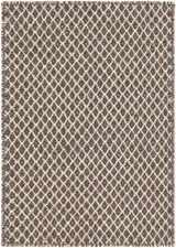 Lingo Brown Trellis Flatweave Rug - Clearance - Ornate Home