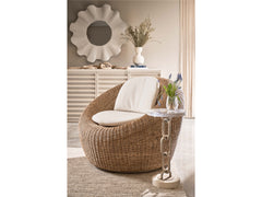 Link Acrylic/Stone/Aged Pewter Accent Table - Ornate Home