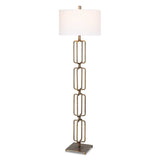 Link Brushed Gold Floor Lamp - Ornate Home