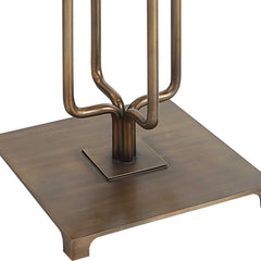 Link Brushed Gold Floor Lamp - Ornate Home
