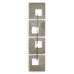 Linked Champagne Metal Wall Decor - Ornate Home