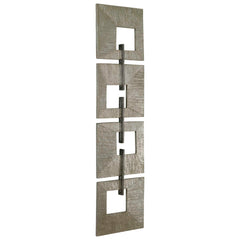 Linked Champagne Metal Wall Decor - Ornate Home