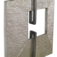 Linked Champagne Metal Wall Decor - Ornate Home