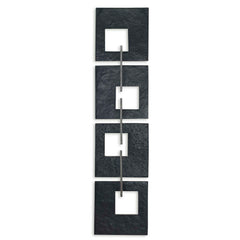 Linked Champagne Metal Wall Decor - Ornate Home