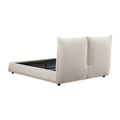 Linna Beige Eastern King Platform Bed - Ornate Home