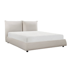 Linna Beige Full Platform Bed - Ornate Home