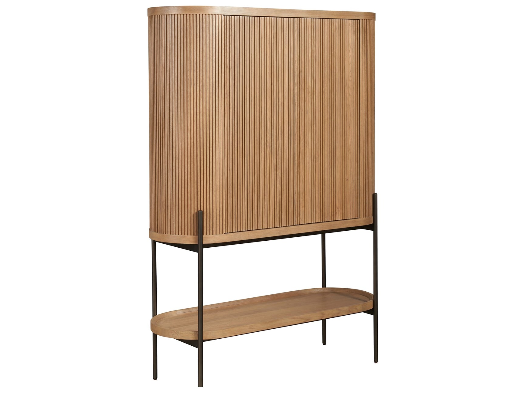 Linnea Natural Oak Bar Cabinet - Ornate Home