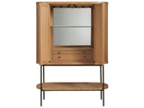 Linnea Natural Oak Bar Cabinet - Ornate Home