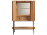 Linnea Natural Oak Bar Cabinet - Ornate Home