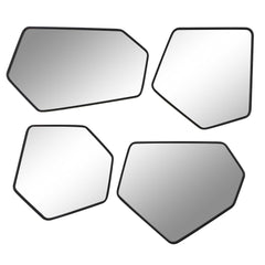 Linneah Black Mirrors (Set of 4) - Ornate Home