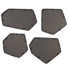 Linneah Black Mirrors (Set of 4) - Ornate Home