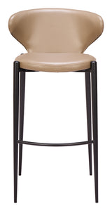 Lino Taupe Barstool (Set of 2)