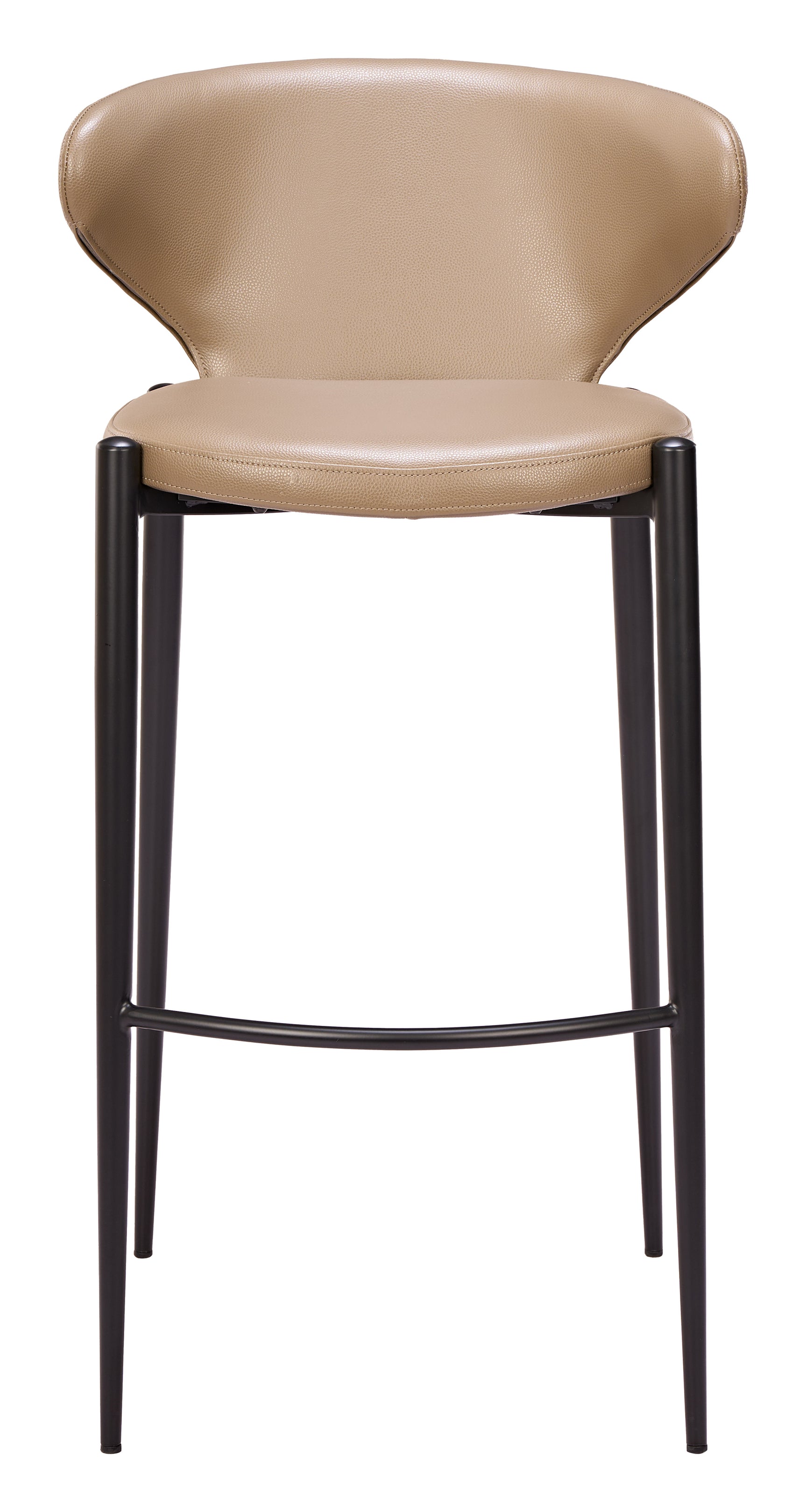 Lino Taupe Barstool (Set of 2)