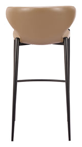 Lino Taupe Barstool (Set of 2)