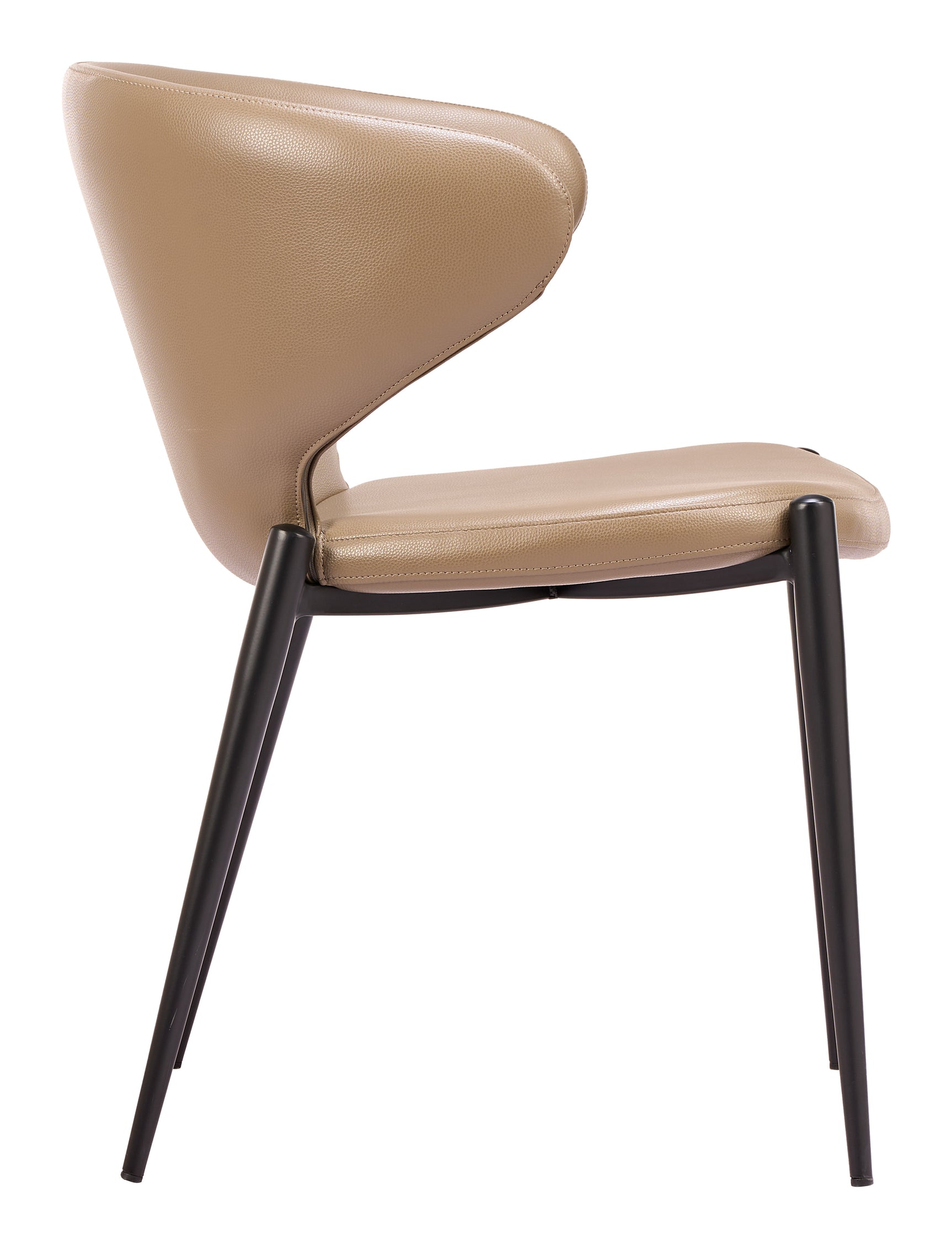 Lino Taupe Dining Chair (Set of 2)