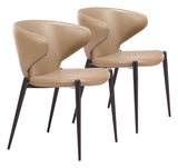 Lino Taupe Dining Chair (Set of 2)
