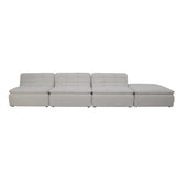 Lino Textured Oat Lounge Modular Sectional - Ornate Home
