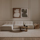 Lino Textured Oat Slipper Chair - Ornate Home