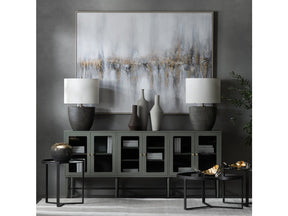 Linsey Green/Gray Sideboard - Ornate Home