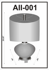 Lintangan Table Lamp - Clearance - Ornate Home