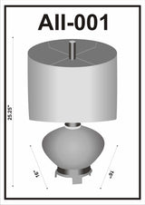Lintangan Table Lamp - Clearance - Ornate Home