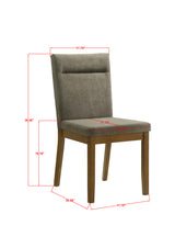 Linus Brown/Gray Dining Set - Ornate Home