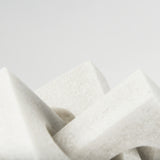 Linx White Small Granite Resin Sculpture Decorative Object - Ornate Home