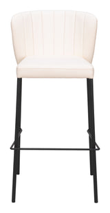 Linz Cream Barstool (Set of 2) - Ornate Home