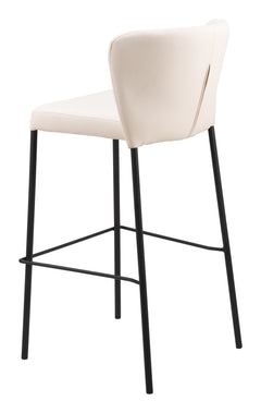 Linz Cream Barstool (Set of 2) - Ornate Home