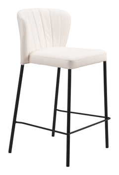 Linz Cream Counter Stool (Set of 2) - Ornate Home