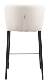 Linz Cream Counter Stool (Set of 2) - Ornate Home