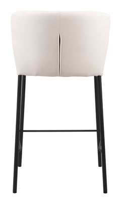 Linz Cream Counter Stool (Set of 2) - Ornate Home