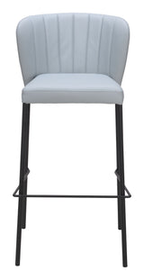 Linz Gray Barstool (Set of 2) - Ornate Home