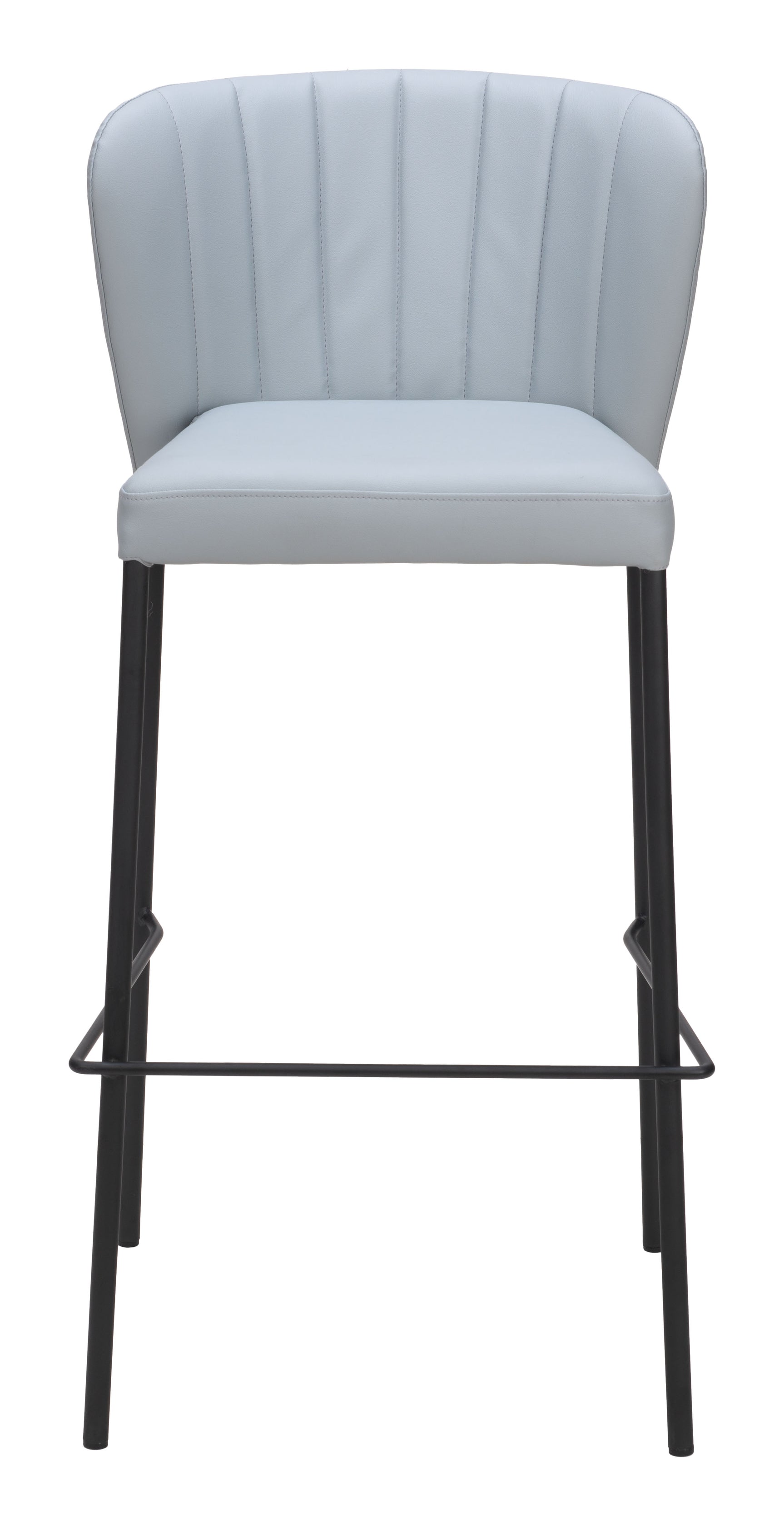 Linz Gray Barstool (Set of 2) - Ornate Home