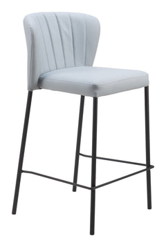Linz Gray Counter Stool (Set of 2) - Ornate Home