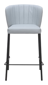 Linz Gray Counter Stool (Set of 2) - Ornate Home