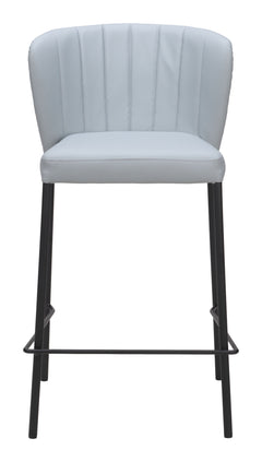 Linz Gray Counter Stool (Set of 2) - Ornate Home