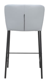Linz Gray Counter Stool (Set of 2) - Ornate Home